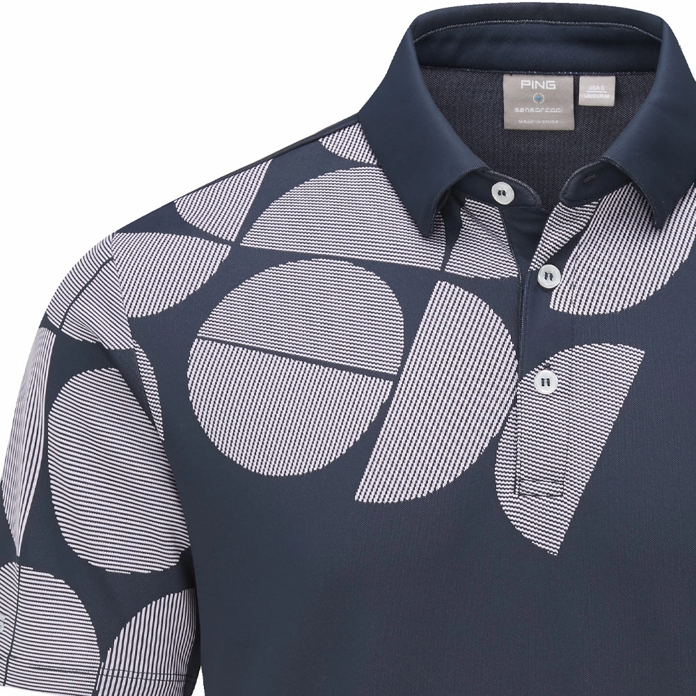 Ping Elevation SensorCool Polo Shirt - Navy Chilly Weather Style