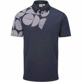 Ping Elevation SensorCool Polo Shirt - Navy Office Attire VintageWash