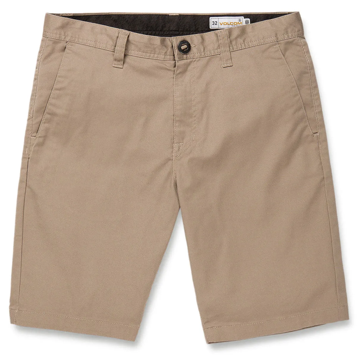 Volcom Frickin Modern Stretch 21 Shorts - Khaki Seamless construction