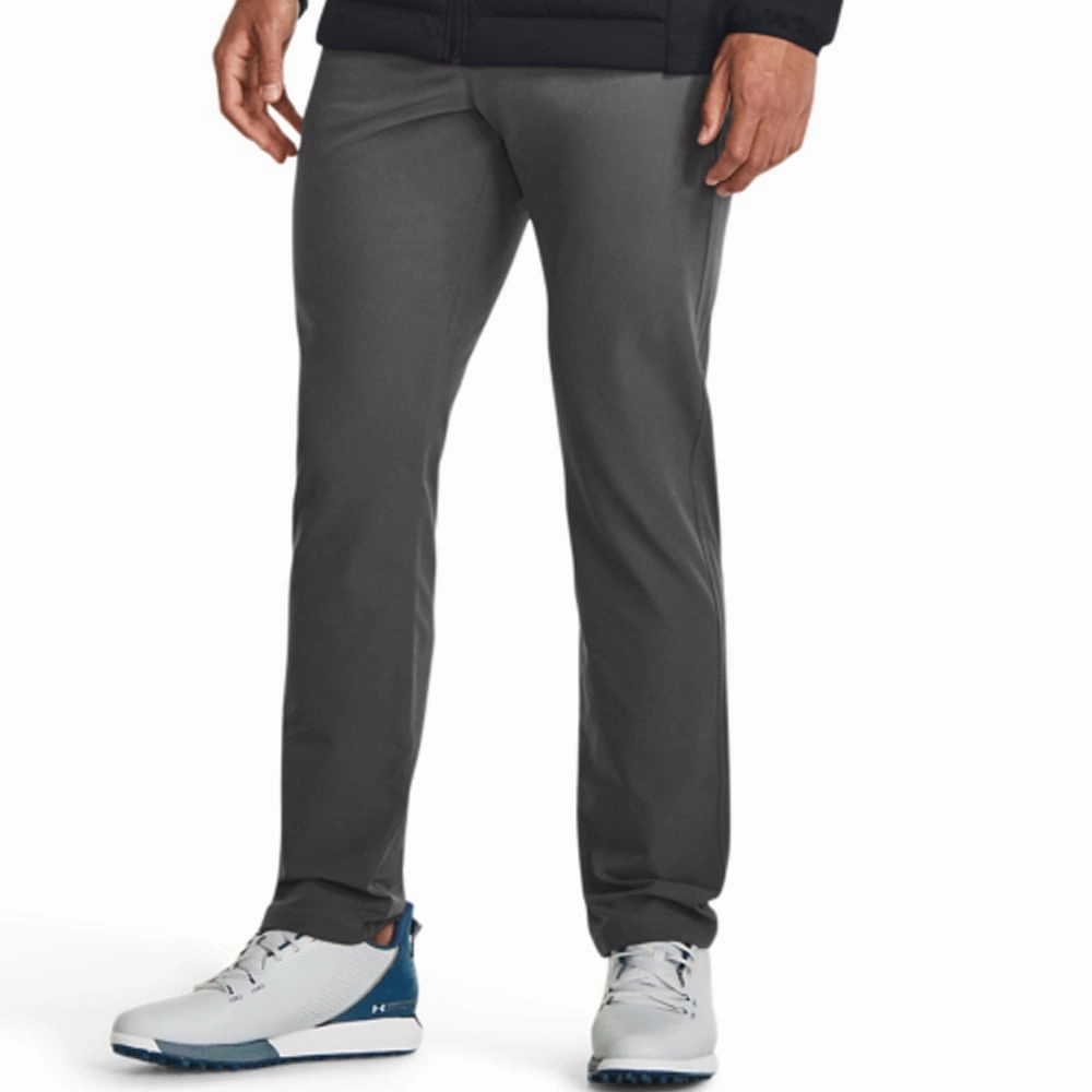 Secure Cuff Design High Durability Thread Under Armour ColdGear Infrared Tapered Trousers - Castlerock/Halo Grey