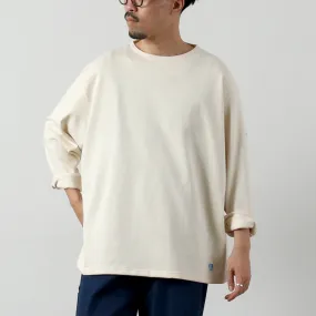 Street Outfit Wedding ORCIVAL / Solid Crew Neck Long Sleeve Pullover
