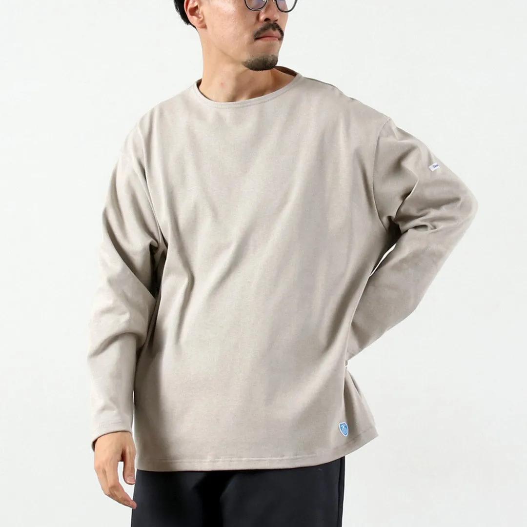 ORCIVAL / Solid Crew Neck Long Sleeve Pullover Flexible Ribbed Cuffs Trendy Design