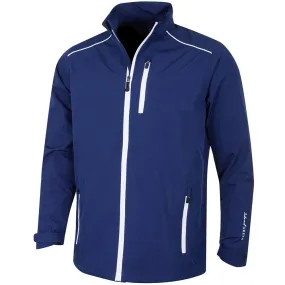 Island Green Waterproof Full Zip Jacket - Dark Navy/White Versatile Layering