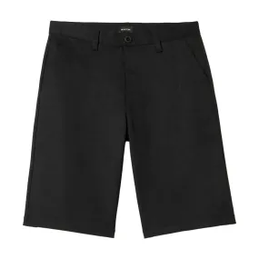 Brixton Choice Chino Baggy Shorts - Black clubbing attire