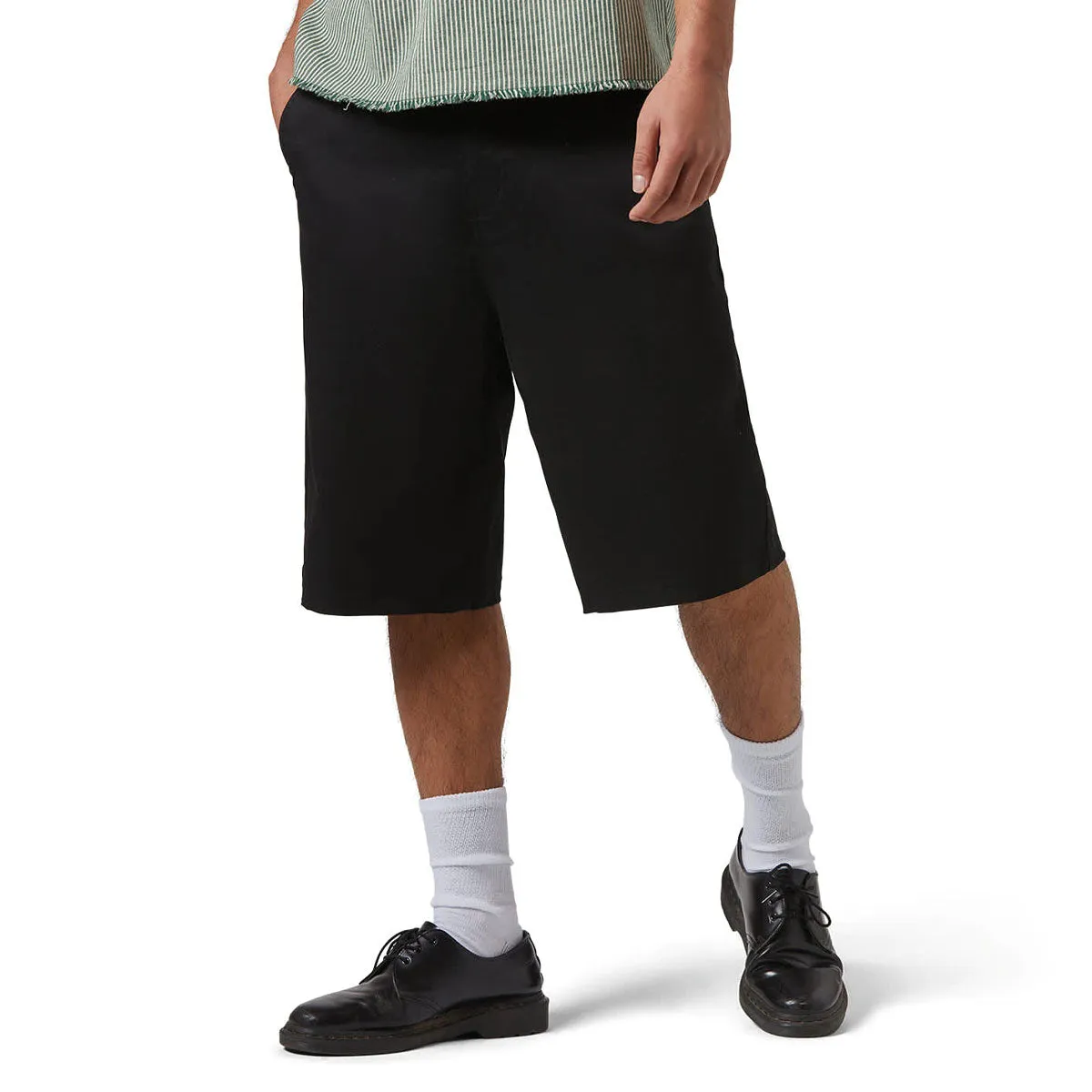 Brixton Choice Chino Baggy Shorts - Black On-The-Go Style Personalized