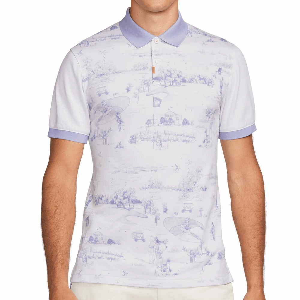 Universal Silhouette The Nike Slim Polo Shirt - Barely Grape/Light Thistle