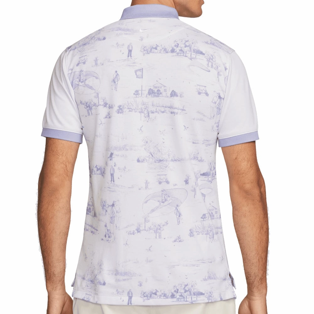 No Slip Shoulder Design Versatile Layer The Nike Slim Polo Shirt - Barely Grape/Light Thistle