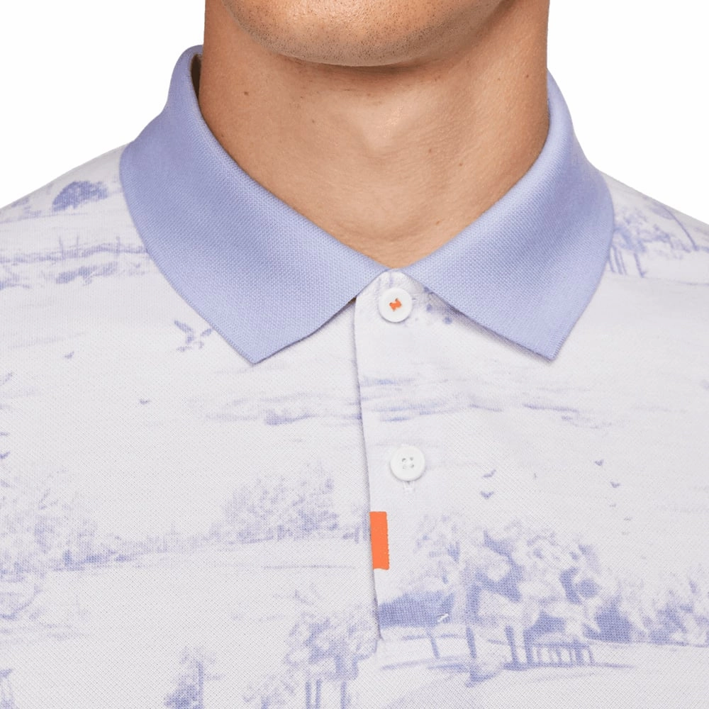 The Nike Slim Polo Shirt - Barely Grape/Light Thistle Perfect Fit Fit For Movement