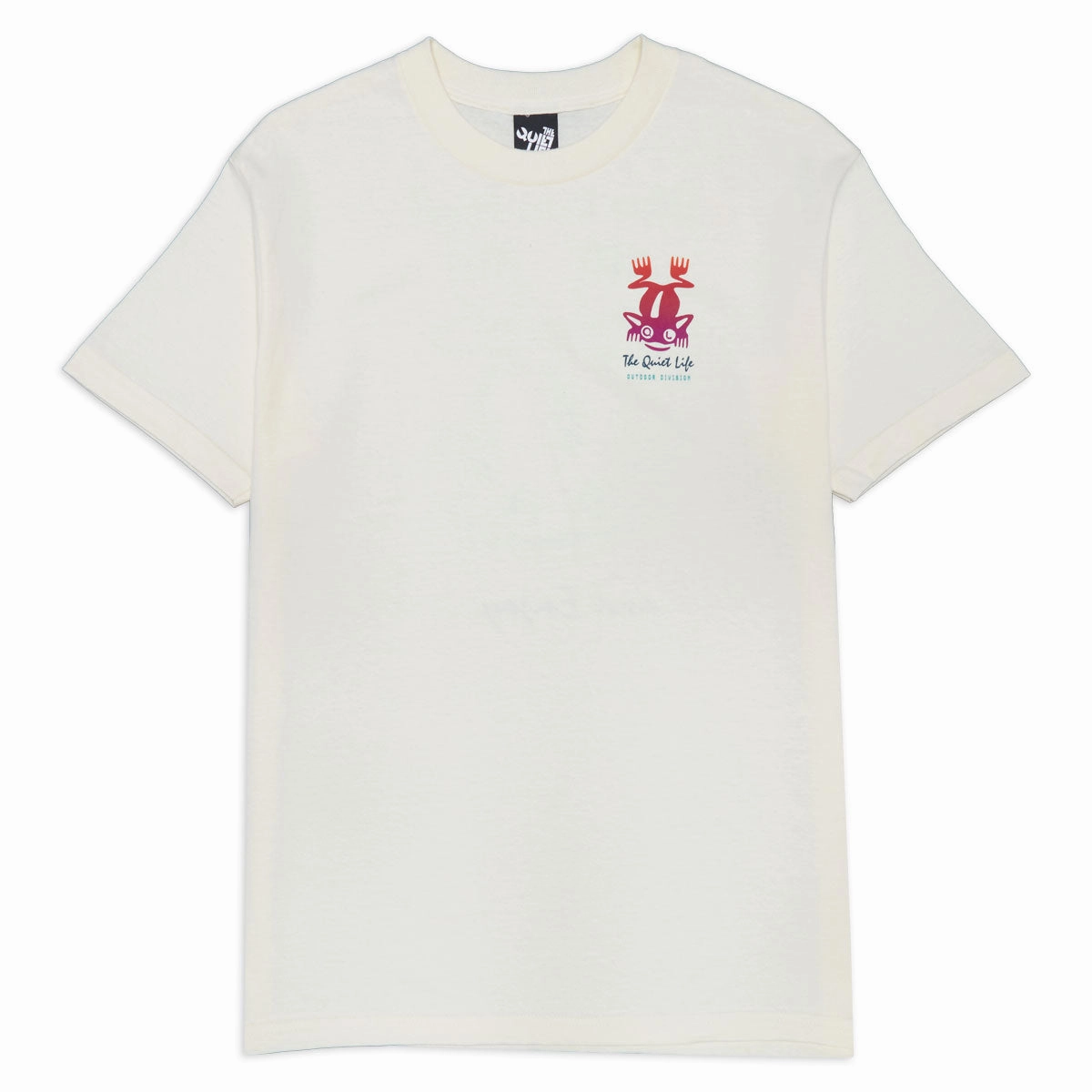 The Quiet Life Outdoor Division T-Shirt - Cream Eco Friendly Fabric