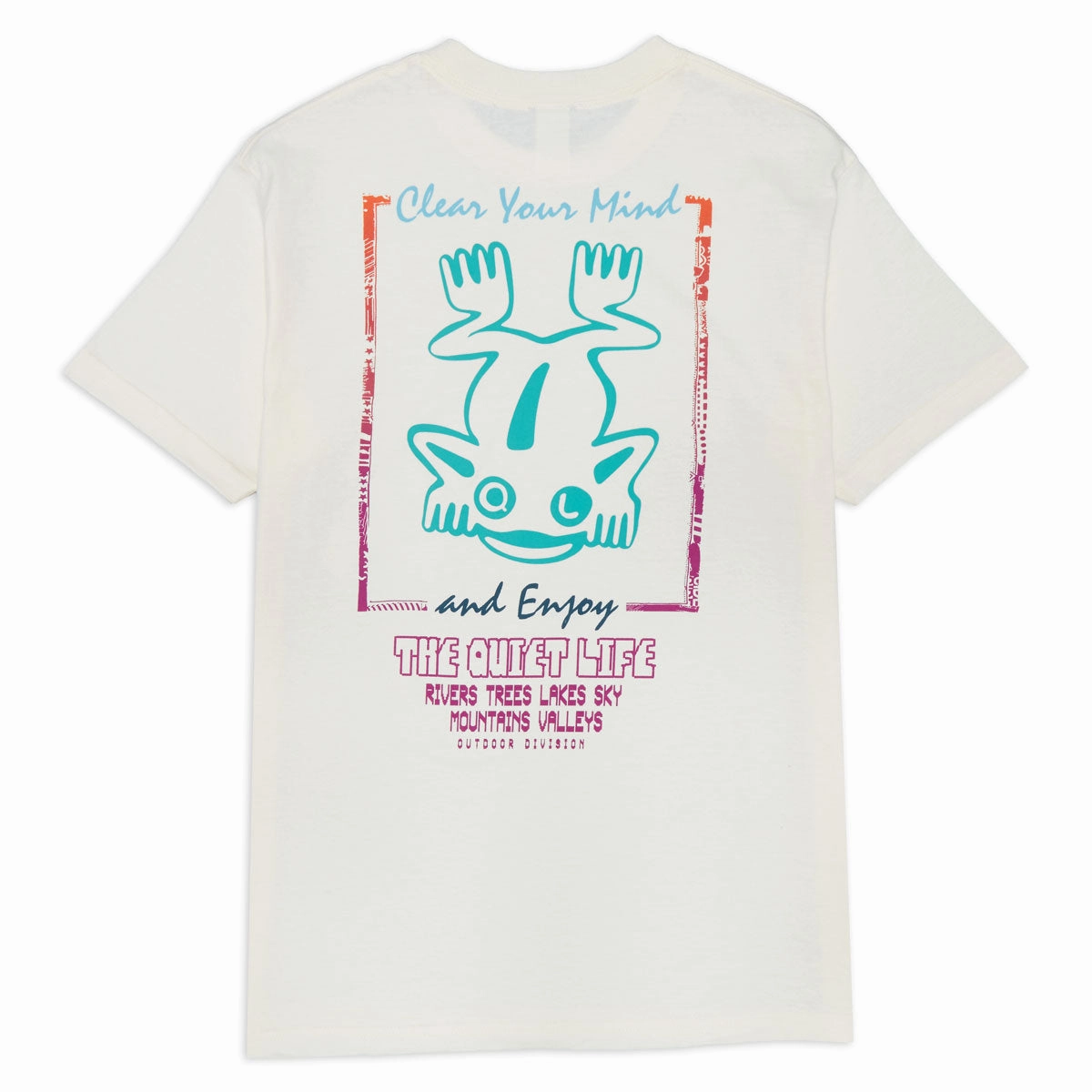 The Quiet Life Outdoor Division T-Shirt - Cream Top Rated Scoop neck