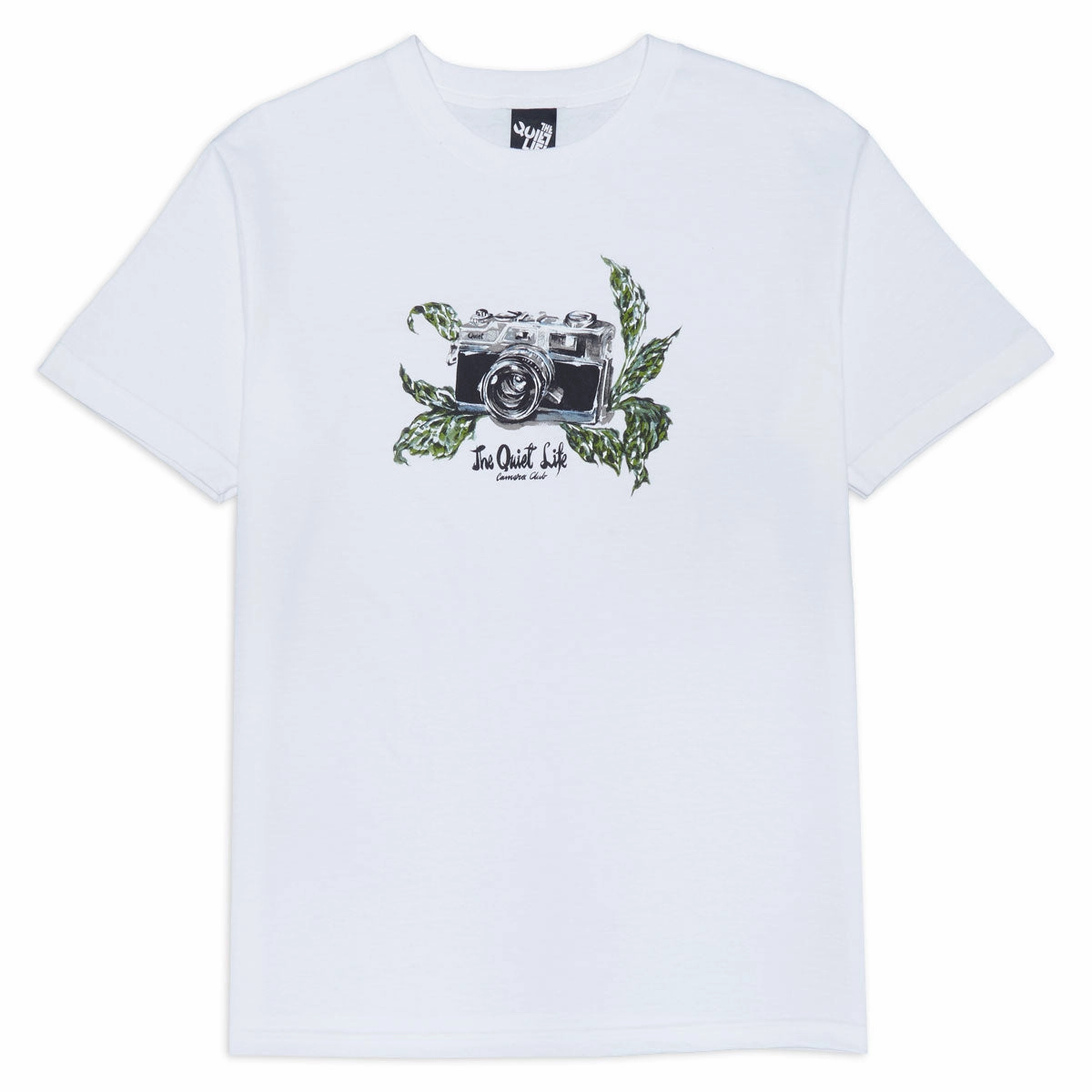 The Quiet Life Swanski Camera T-Shirt - White Moisture Management