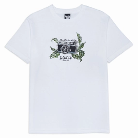 The Quiet Life Swanski Camera T-Shirt - White Moisture Management