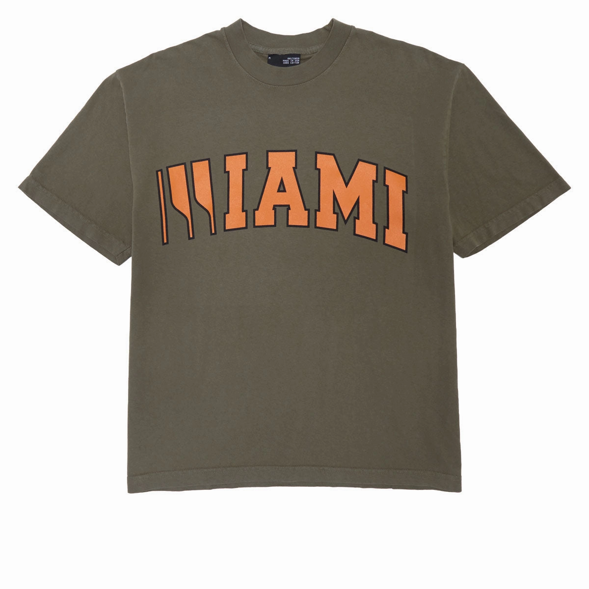 EDGLRD Miami T-Shirt - Army Organic Cotton Blend