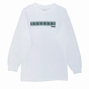 Seasonal Outfit Theories Easter Island Vacation Long Sleeve T-Shirt - White