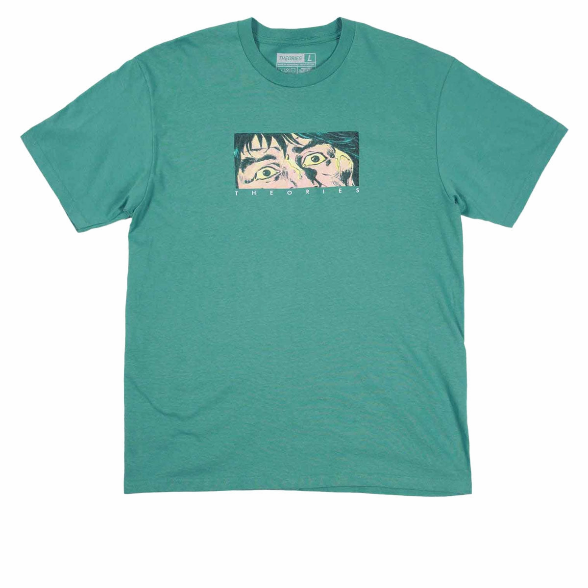 Theories Fixate T-Shirt - Ocean Durable Knit Structure Odor-resistant