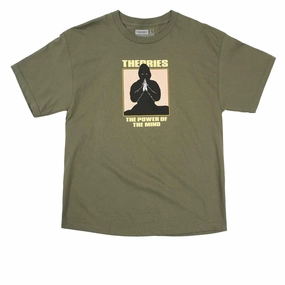 Theories Power Of The Mind T-Shirt - Olive Customer Favorite Minimalist Design