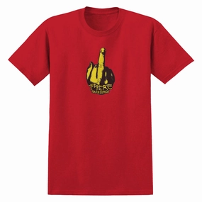 Ultimate Comfort There Up Yours T-Shirt - Red/Yellow/Black