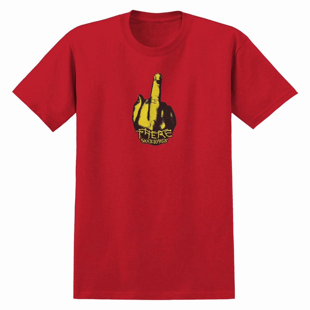 Ultimate Comfort There Up Yours T-Shirt - Red/Yellow/Black