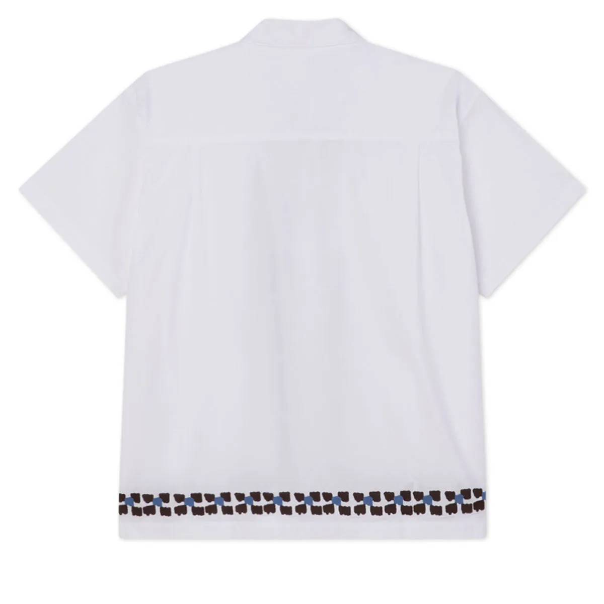Obey Ruben Woven Shirt - White Multi Patterned Design Athleisure Wear