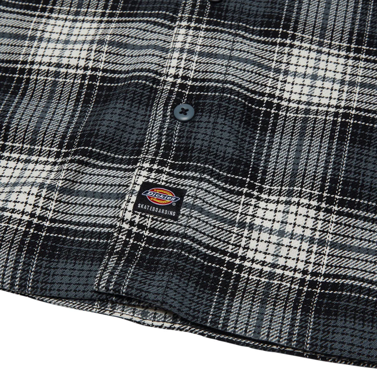 Dickies Mike Anderson Check Shirt - Stormy Weather Sporty Look Easy Styling