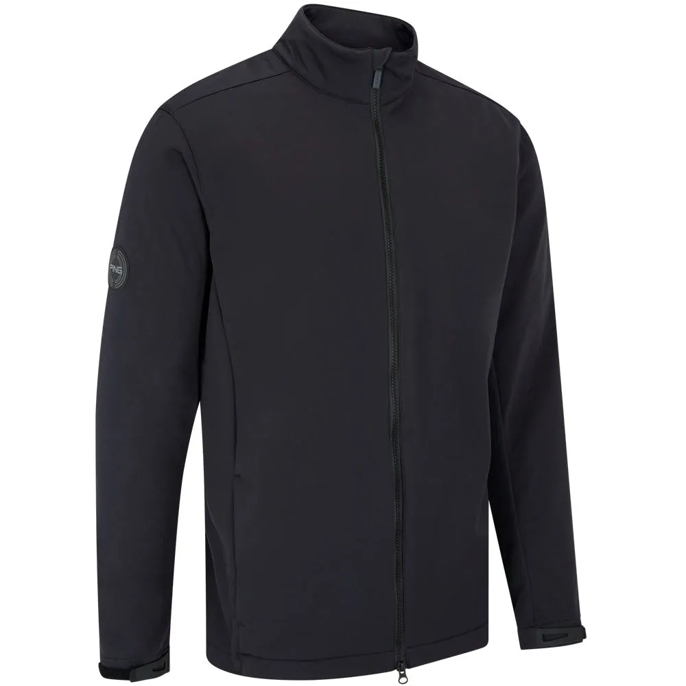 Multi Pocket Layout Stormproof Zipper Ping Levan Graphene Jacket - Black