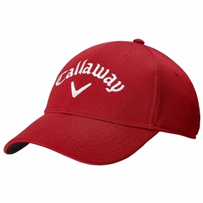 Callaway Side Crested Structure Cap - Red Durable Build
