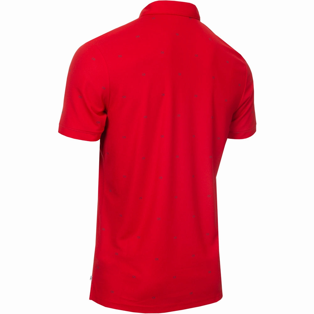 Breathable touch Calvin Klein Monogram Polo Shirt - Red
