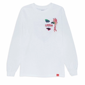 Chocolate Art Official Long Sleeve T-Shirt - White anti static coating