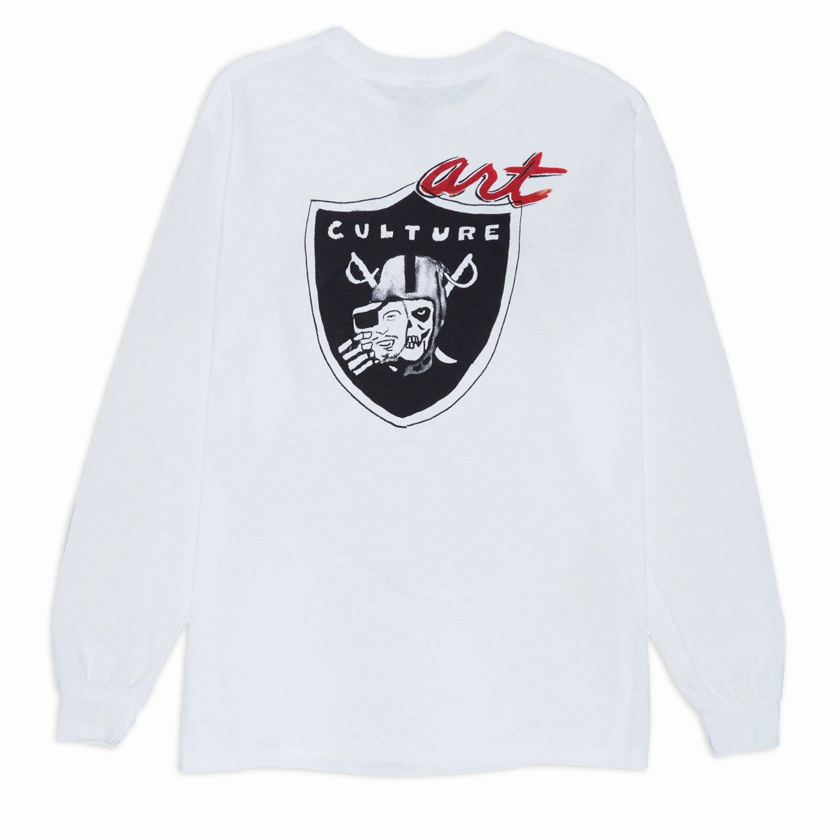 Chocolate Art Official Long Sleeve T-Shirt - White Breathable Wearable Urban Fashion Look