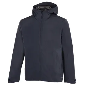 Heavy Duty Buckle Transitional Weather Piece Galvin Green Akron Waterproof Hooded Jacket - Navy