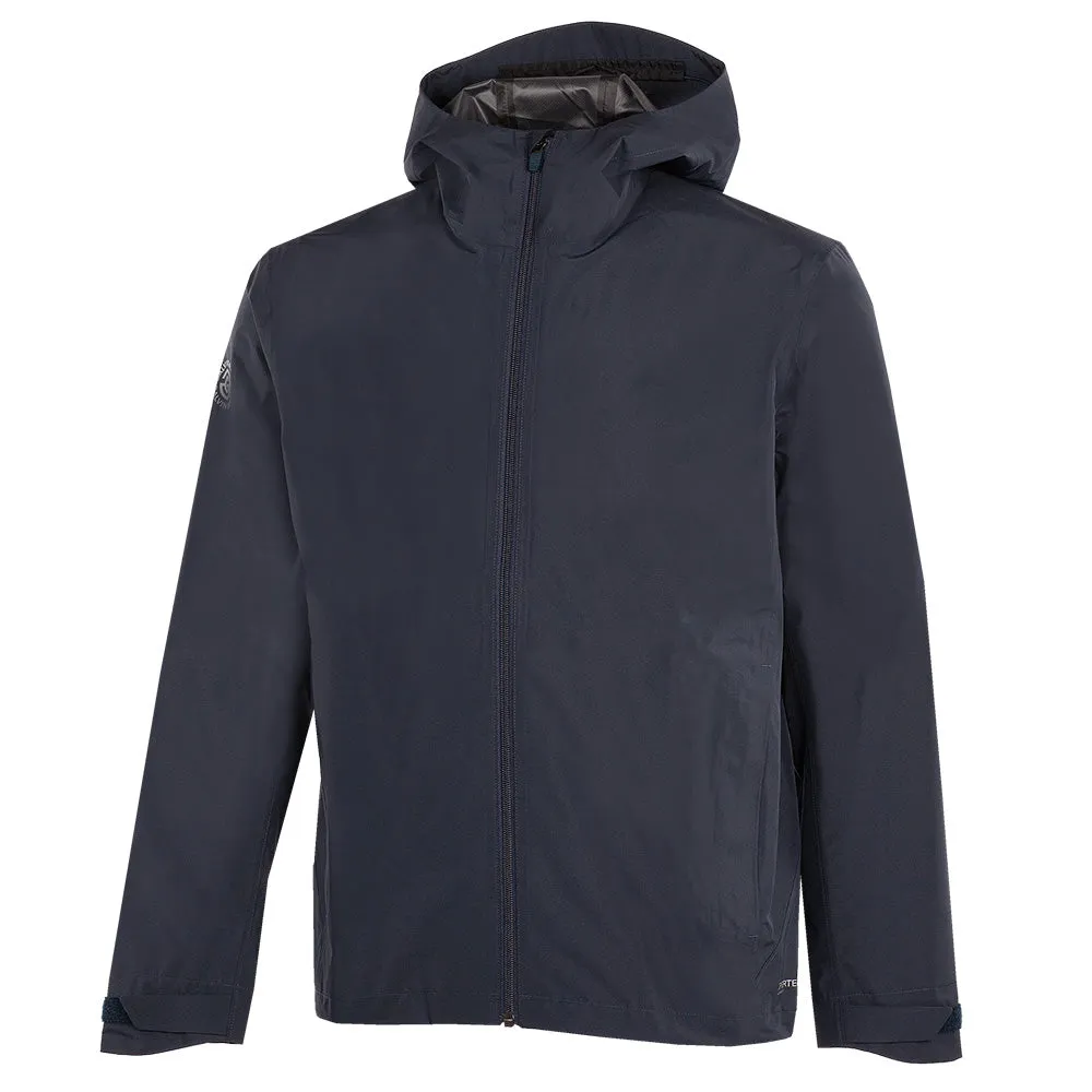 Heavy Duty Buckle Transitional Weather Piece Galvin Green Akron Waterproof Hooded Jacket - Navy