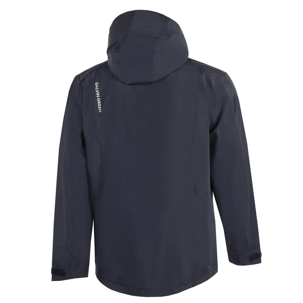 Go Anywhere Wear Galvin Green Akron Waterproof Hooded Jacket - Navy