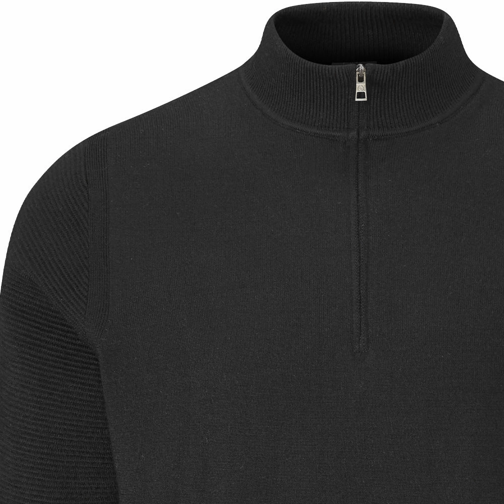 Active Wearable Ping Croy 1/2 Zip Pullover - Black