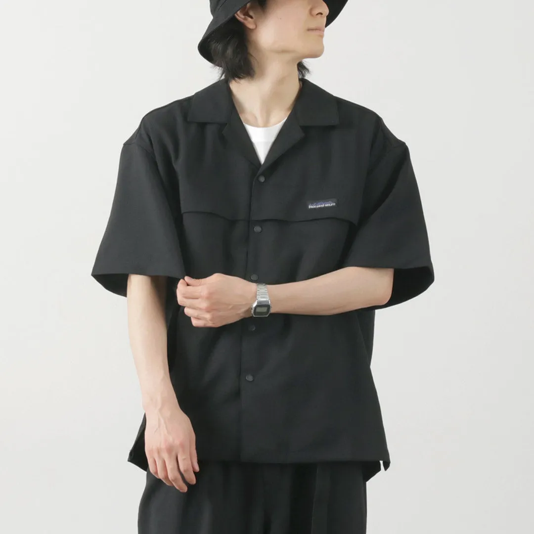 Youthful Style THOUSAND MILE / Short Sleeve Open Collar Shirt