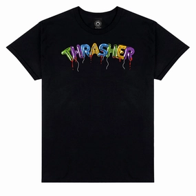 Job Interview Thrasher Balloons T-Shirt - Black
