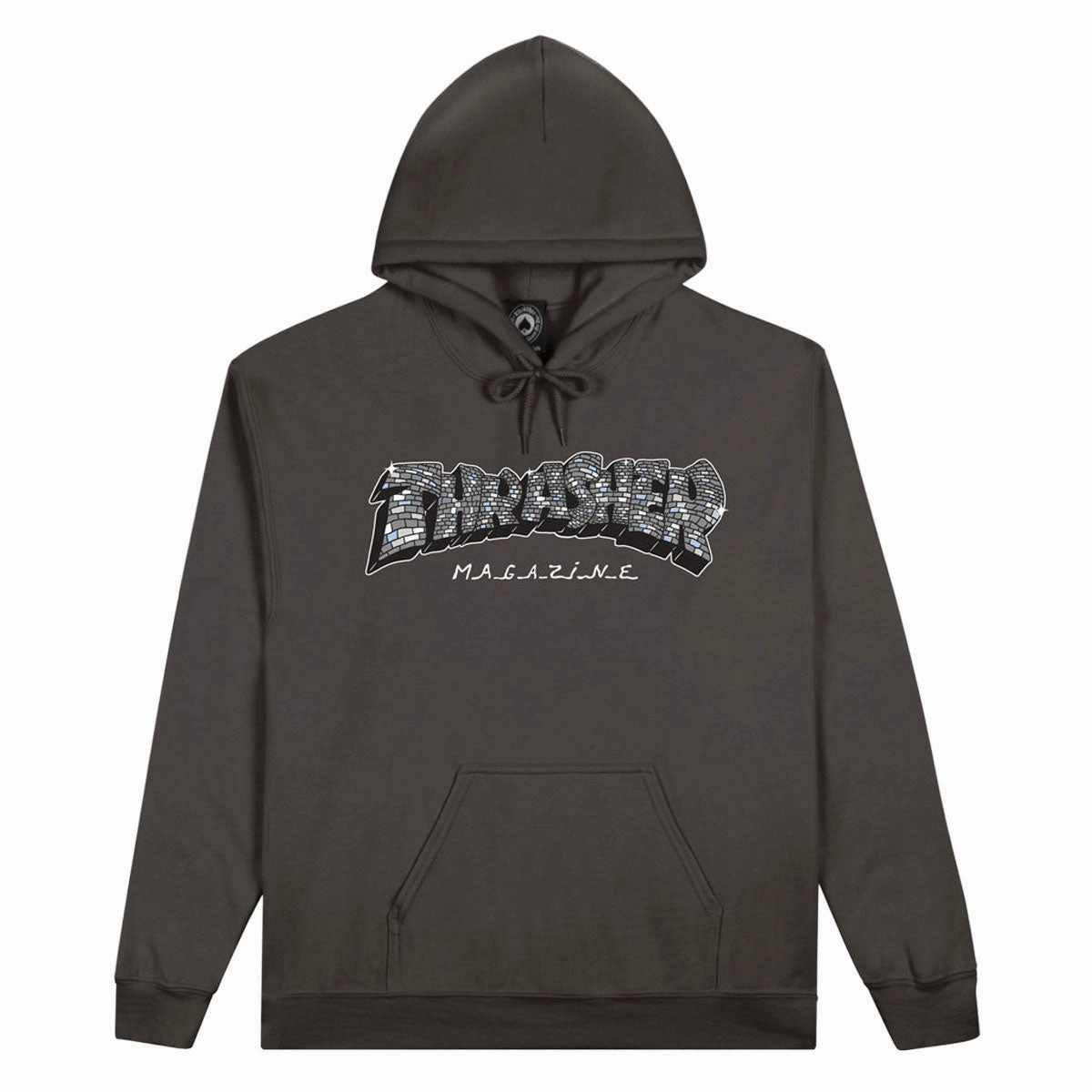 Thrasher Disco By Spanky Hoodie - Charcoal Fashion Comfort