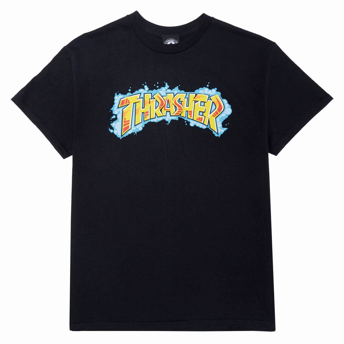 Feminine Appeal Tagless Neckline Thrasher Graff T-Shirt - Black