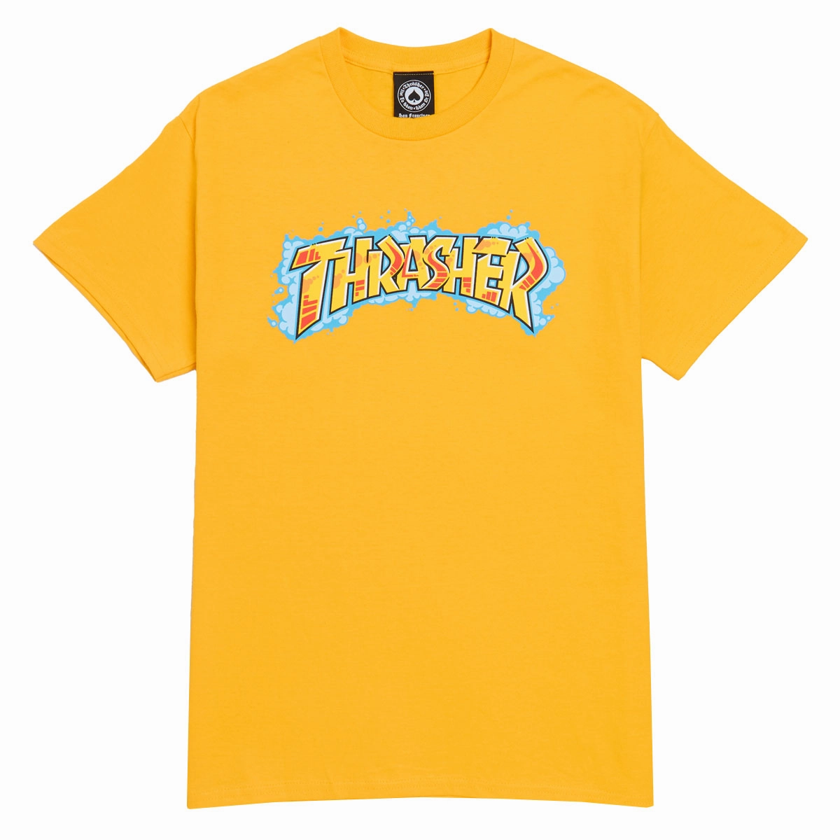 Thrasher Graff T-Shirt - Gold EcoConscious Processing