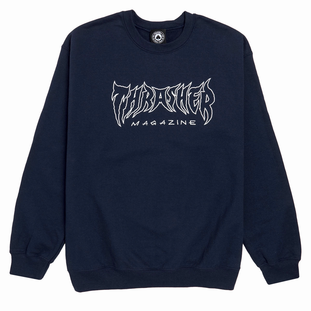 Thrasher Metal Sweatshirt - Navy Urban Style