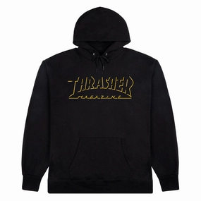 party costume Thrasher Shadow Mag Logo Hoodie - Black