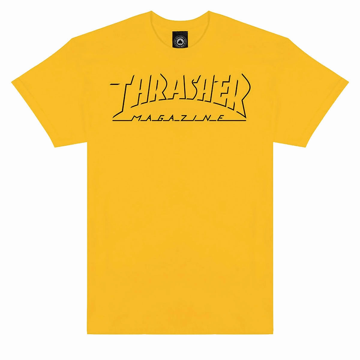 Thrasher Shadow Mag Logo T-Shirt - Gold Stylish Comfort Everyday apparel
