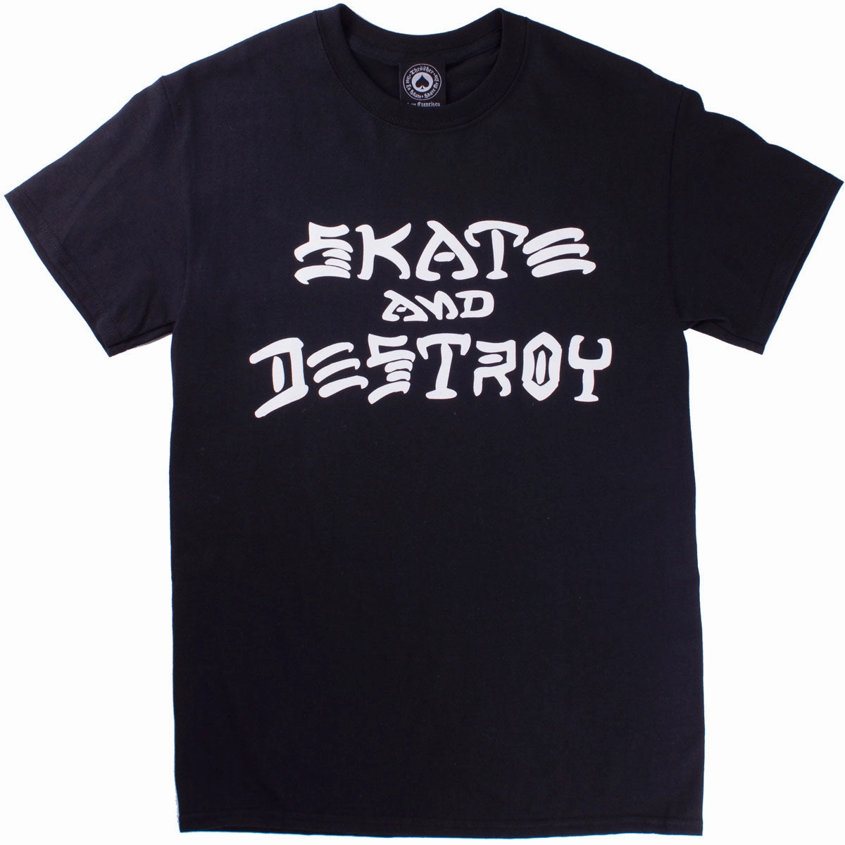 hypoallergenic Thrasher Skate And Destroy T-Shirt - Black