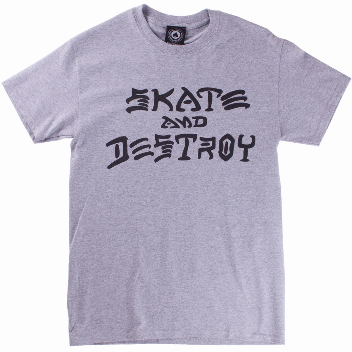 Day-to-Day Comfort Thrasher Skate And Destroy T-Shirt - Grey