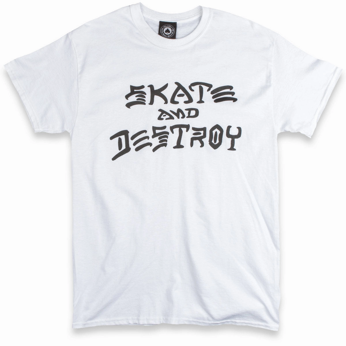 Thrasher Skate And Destroy T-Shirt - White Sustainable Packaging