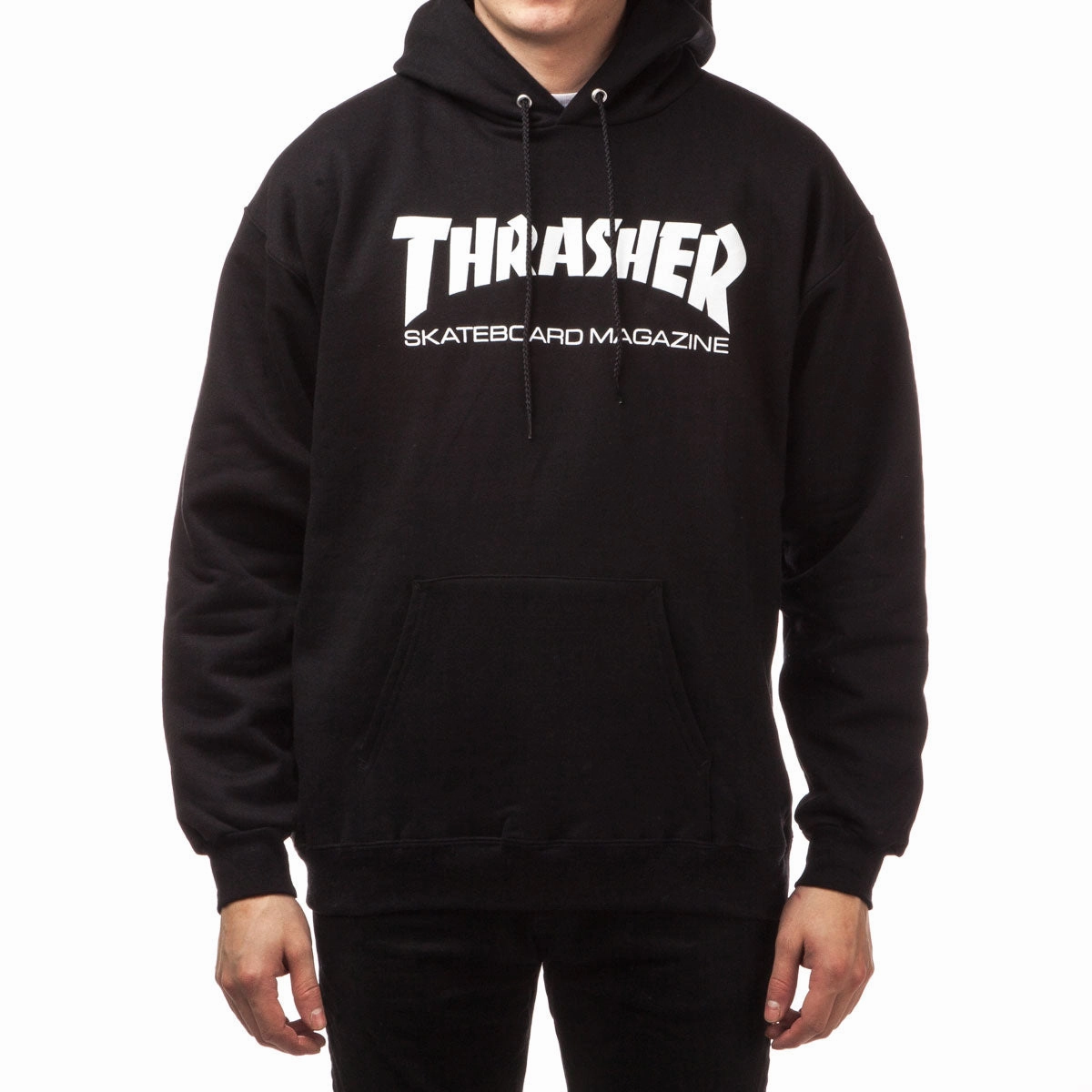 Thrasher Skate Mag Hoodie - Black Georgette details
