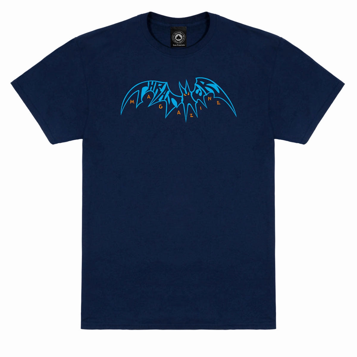 Breathable fabric Thrasher Sky Rat By Neckface T-Shirt - Navy