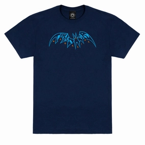 Breathable fabric Thrasher Sky Rat By Neckface T-Shirt - Navy