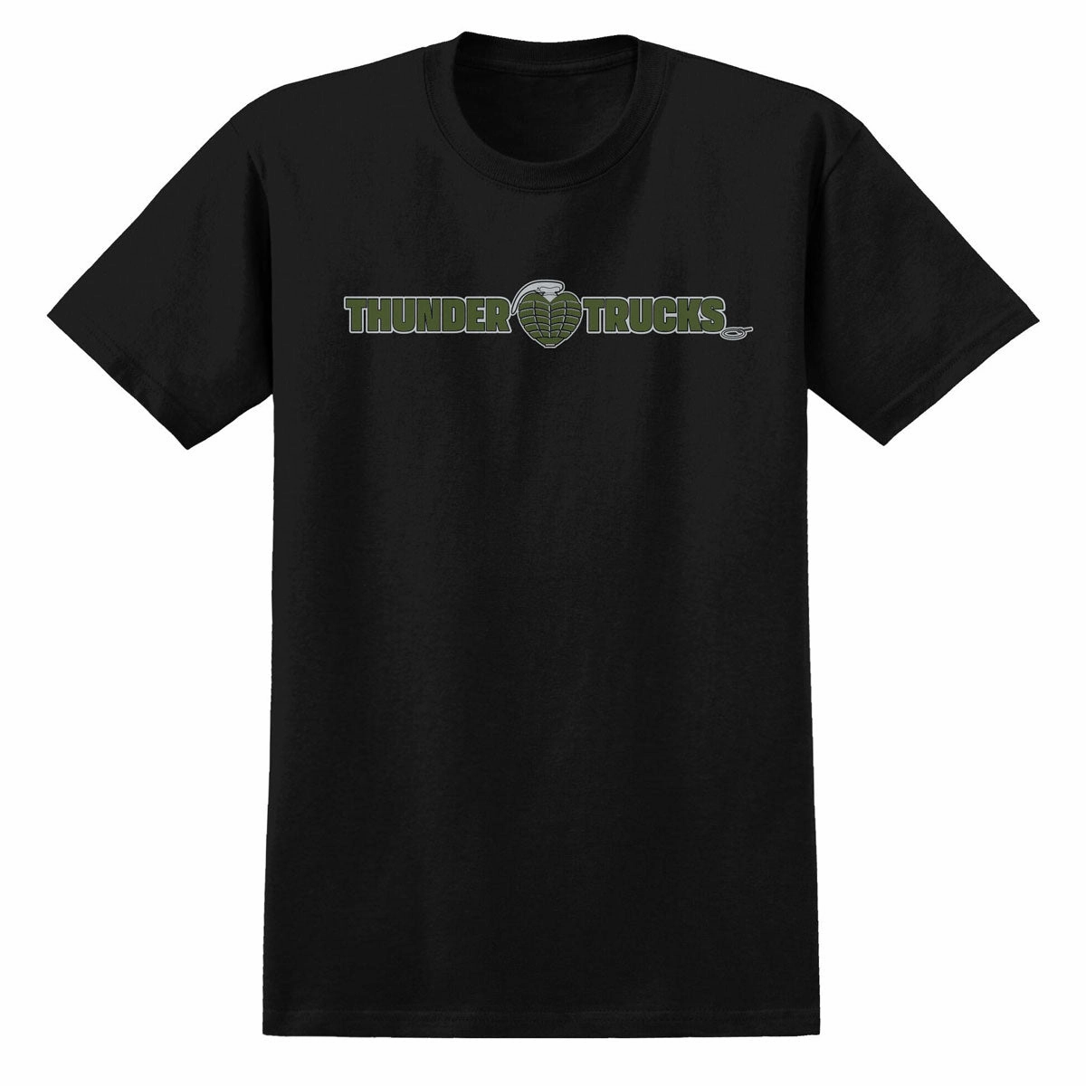 Thunder OG Grenade T-Shirt - Black/Olive/Grey/Black Print Moisture Management Technology Comfortable Look