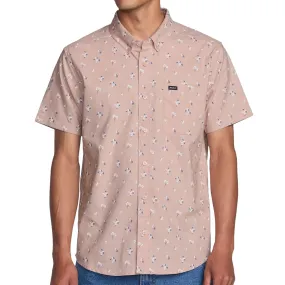 RVCA Thatll Do Print Shirt - Mauve Sustainable Manufacturing Process Unisex Choice