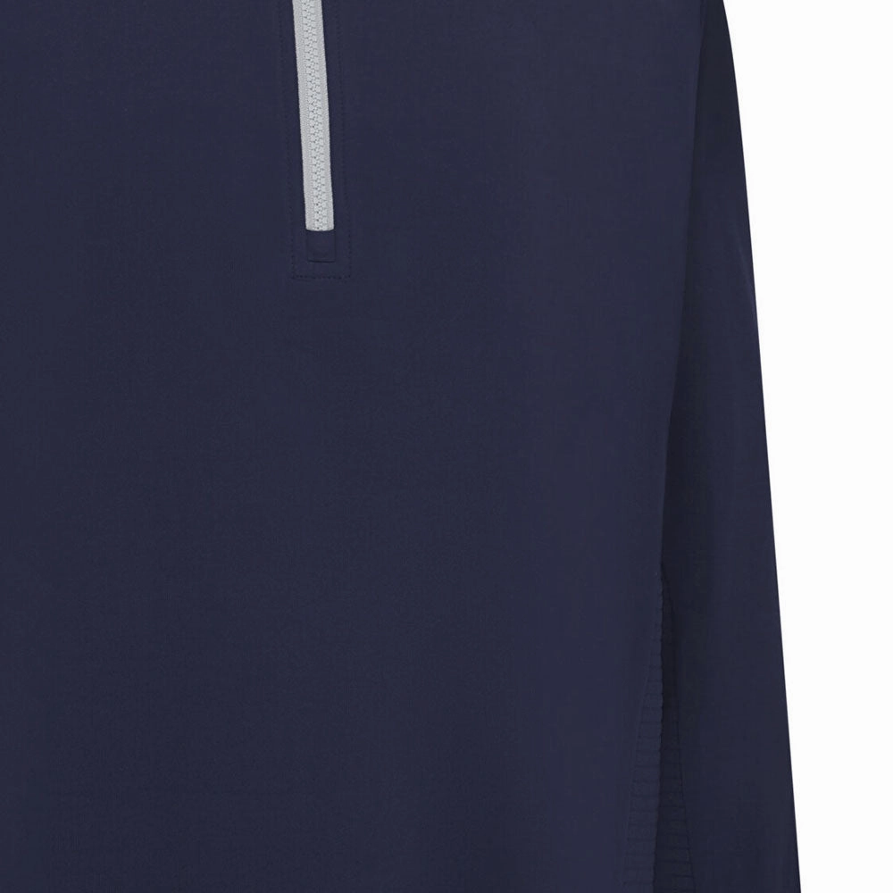 Callaway 1/4 Zip Mixed Media Pullover - Peacoat Bow Accents product smooth sleekness